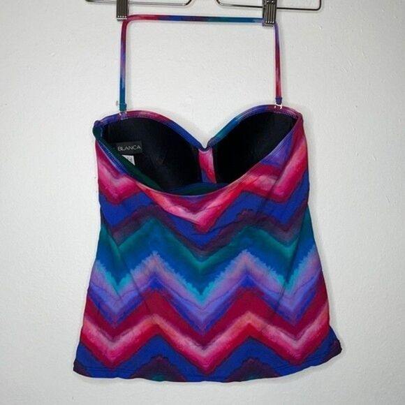 La Blanca Womens Size 6 Swim Hidden Gem Tankini Top - Picture 7 of 9